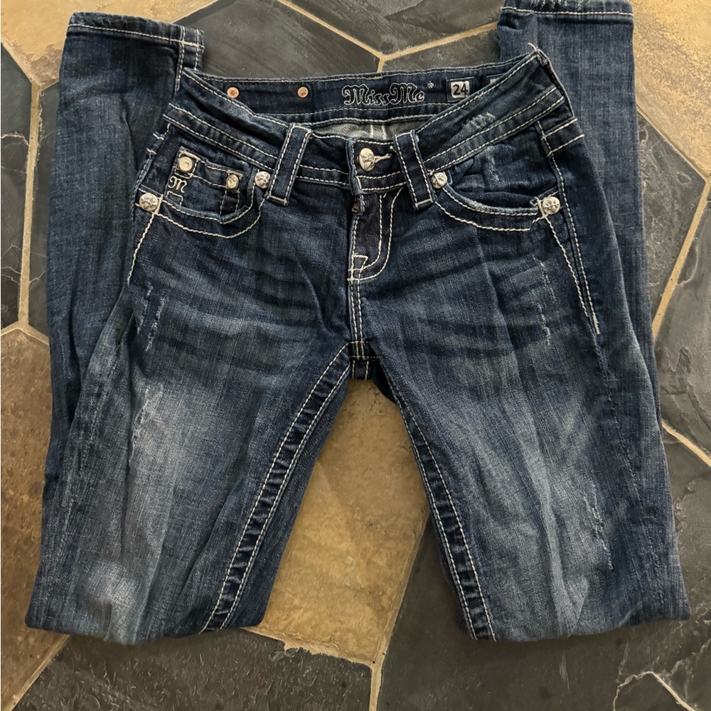 Miss Me Skinny Jeans, size 24